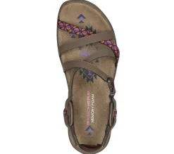 Sandálias-SKECHERS Reggae Slim - Vacay CHOCOLATE