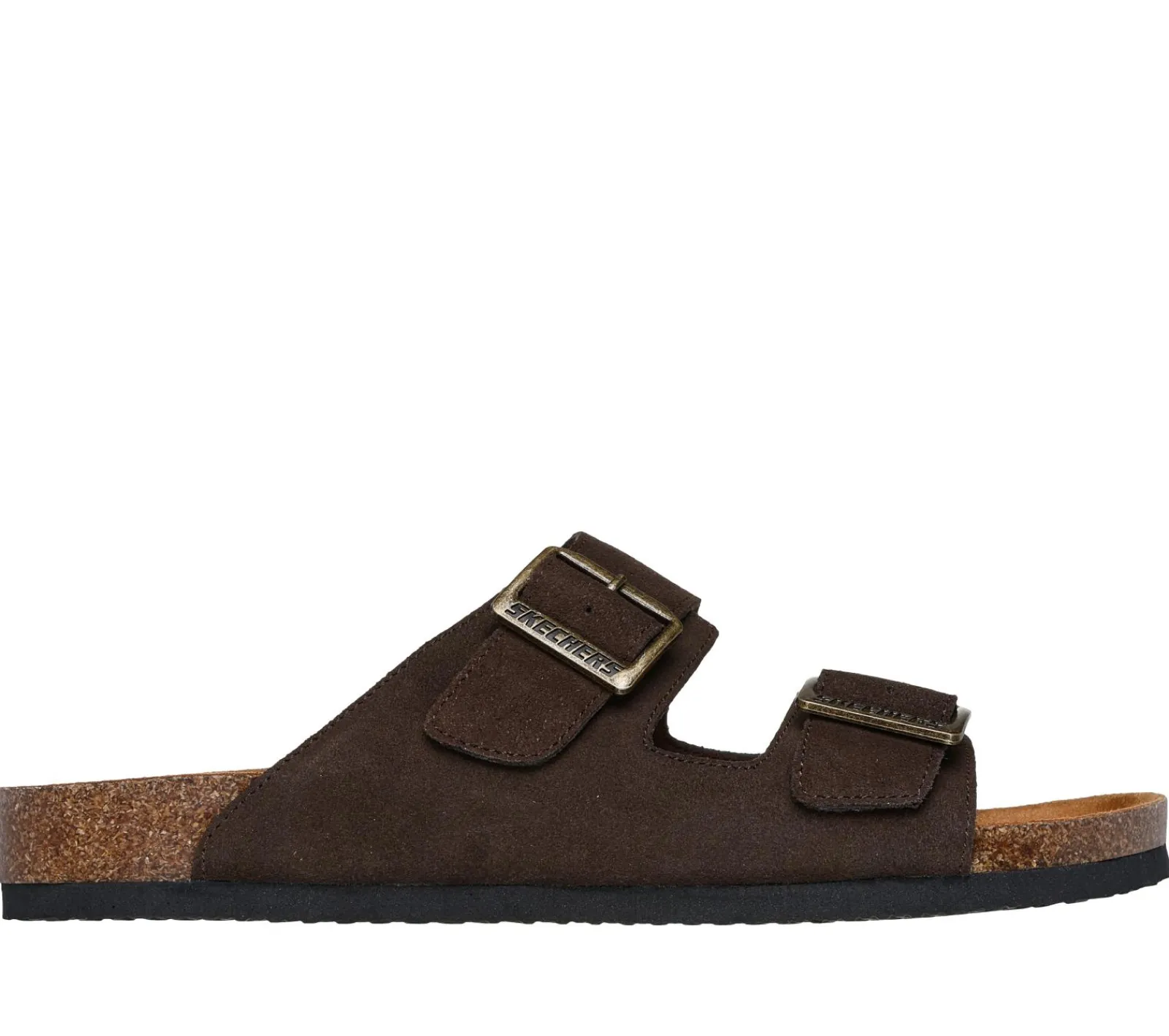 Sandálias-SKECHERS Relaxed Fit: Aidan - Leelan CHOCOLATE