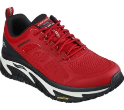 Sapatilhas Casuais-SKECHERS Relaxed Fit: Arch Fit Road Walker - Recon VERMELHO / PRETO