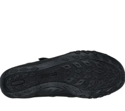 Sapatos Rasos|Calçado Sem Atacadores-SKECHERS Relaxed Fit: Breathe-Easy - Keep Clean PRETO