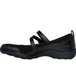 Sapatos Rasos|Calçado Sem Atacadores-SKECHERS Relaxed Fit: Breathe-Easy - Keep Clean PRETO