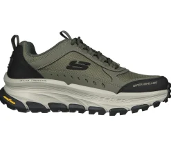 Sapatilhas-SKECHERS Relaxed Fit: D'Lux Trekker AZEITONA / MULTICOR