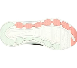 Com Atacadores|Sapatilhas-SKECHERS Relaxed Fit: D'Lux Walker - Fresh Finesse PRETO / MENTA