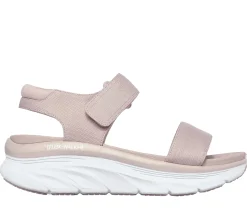 Sandálias-SKECHERS Relaxed Fit: D'Lux Walker - New Block BLUSH