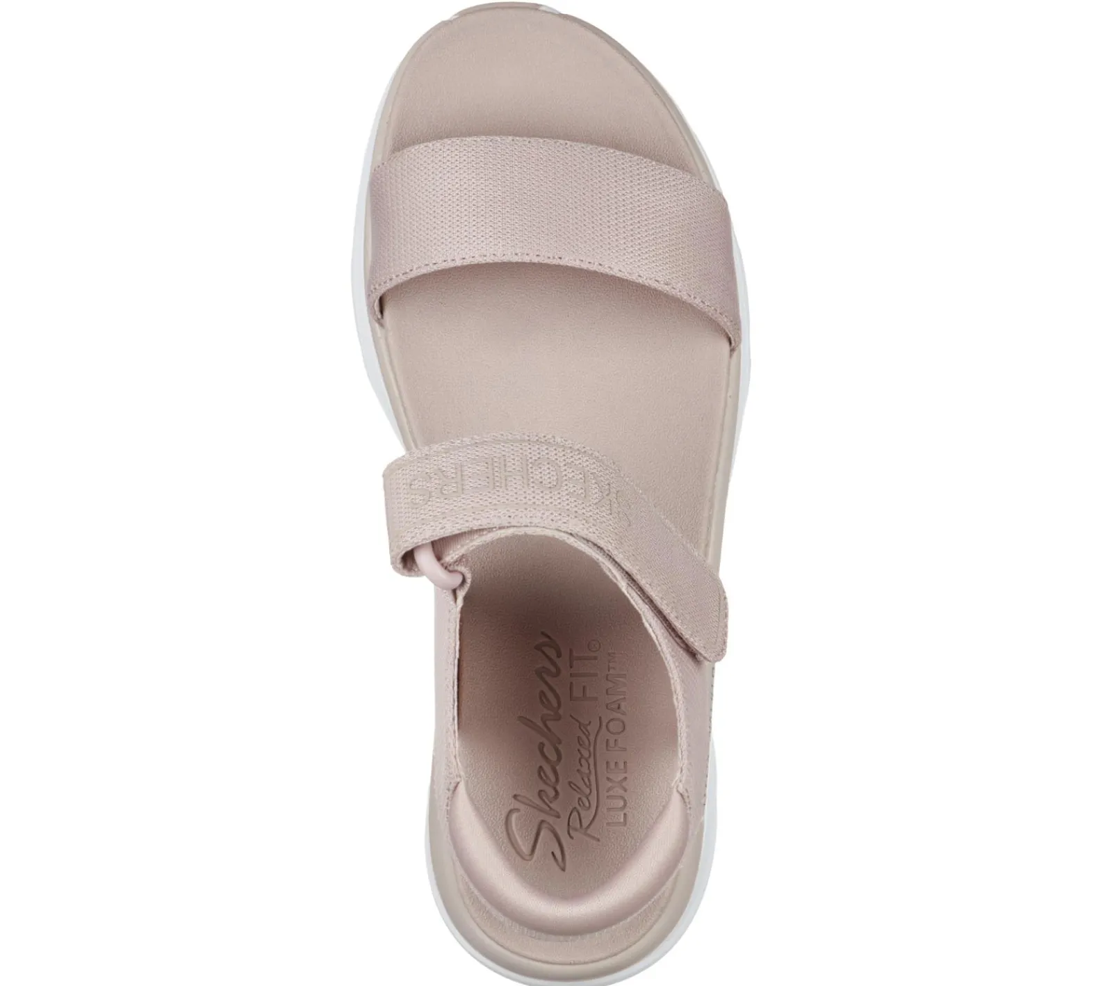 Sandálias-SKECHERS Relaxed Fit: D'Lux Walker - New Block BLUSH
