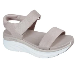 Sandálias-SKECHERS Relaxed Fit: D'Lux Walker - New Block BLUSH