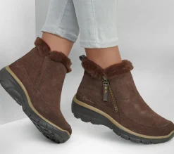 Botas-SKECHERS Relaxed Fit: Easy Going - Cool Zip! CHOCOLATE
