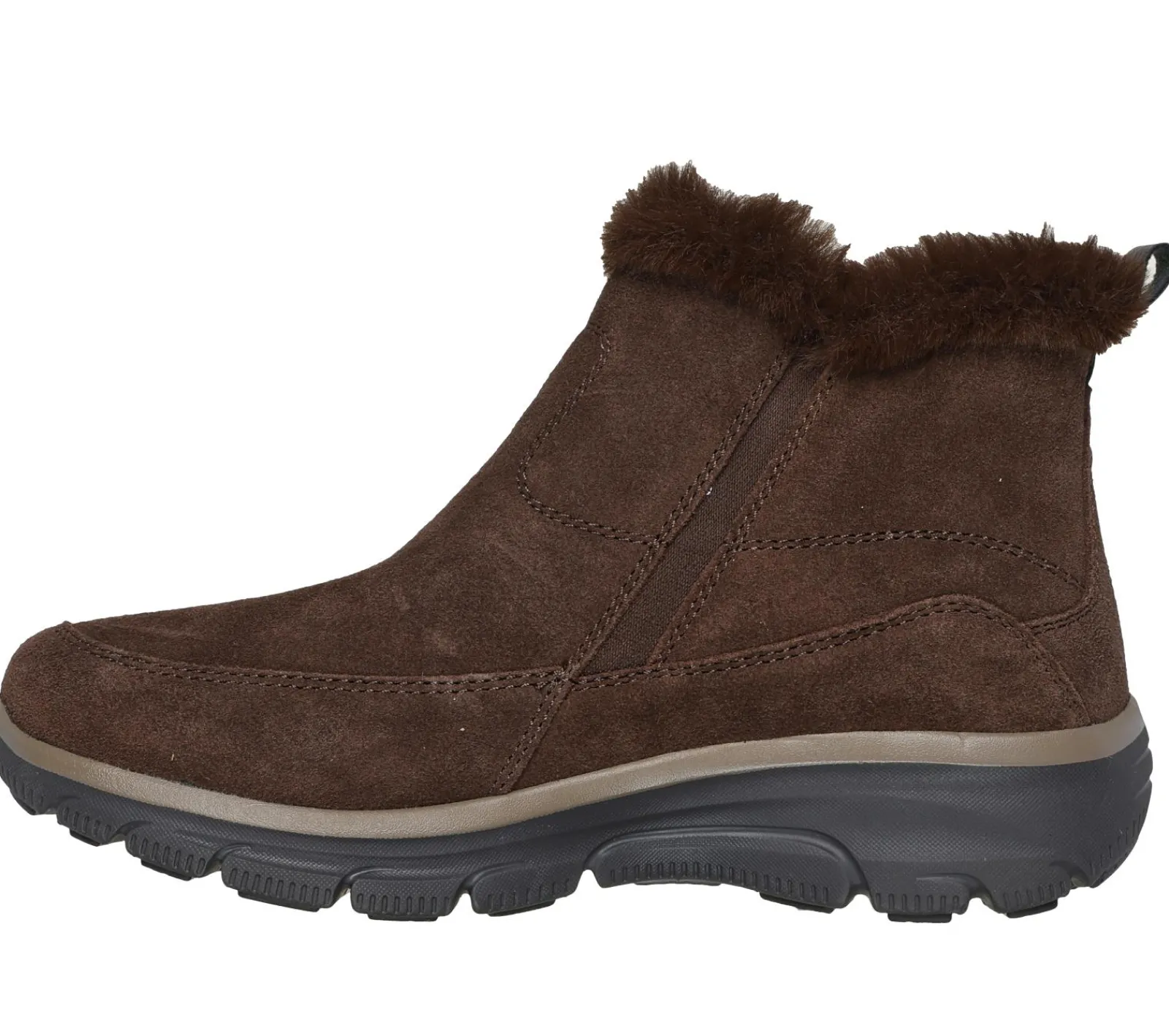 Botas-SKECHERS Relaxed Fit: Easy Going - Cool Zip! CHOCOLATE