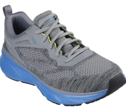 Sapatilhas-SKECHERS Relaxed Fit: Edgeride - Enzoh CINZENTO / AZUL