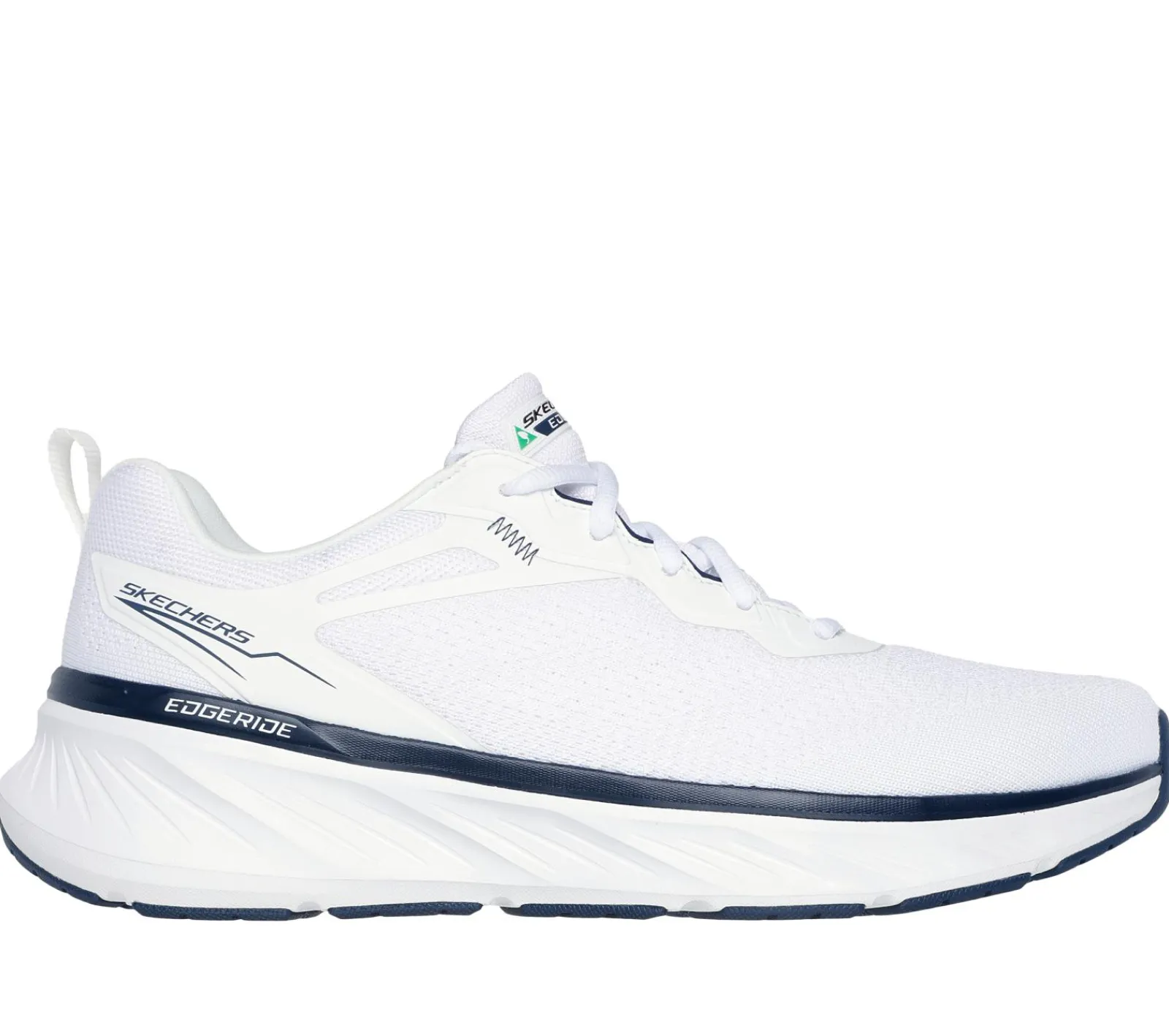 Sapatilhas-SKECHERS Relaxed Fit: Edgeride - Exxo BRANCO / NAVY