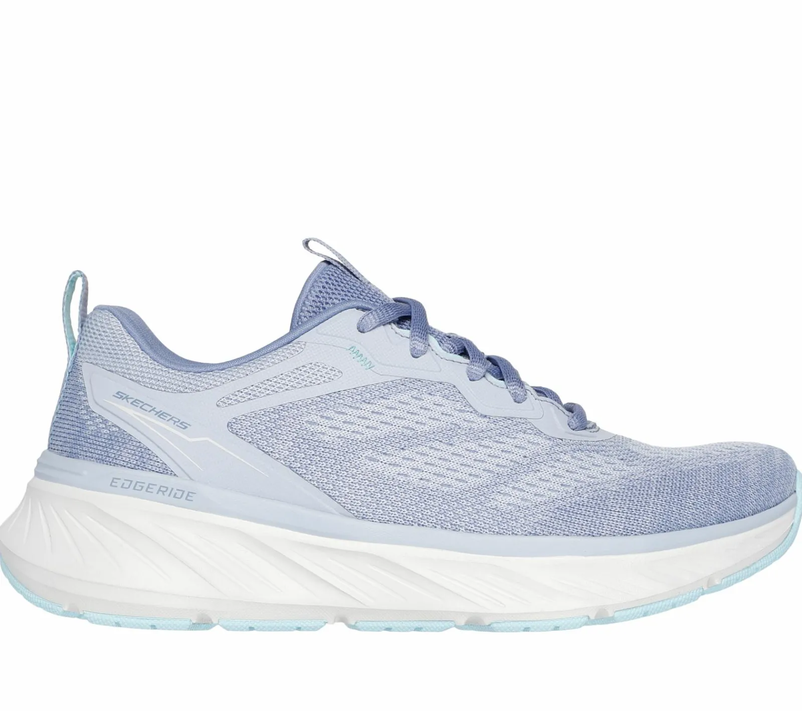 Com Atacadores|Sapatilhas Casuais-SKECHERS Relaxed Fit: Edgeride - Power Flow CINZENTO
