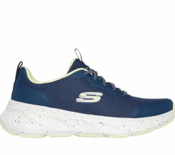 Calçado Sem Atacadores|Sapatilhas-SKECHERS Relaxed Fit: Edgeride - Smooth Journey NAVY / LIMA