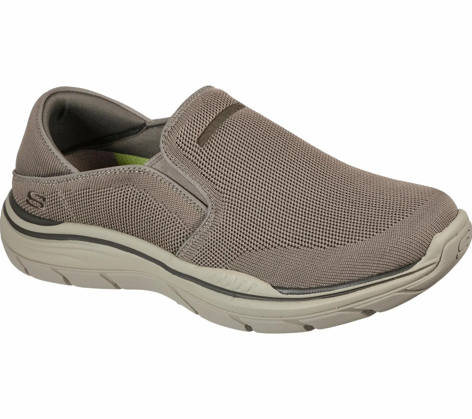 Calçado Sem Atacadores|Sapatilhas Casuais-SKECHERS Relaxed Fit: Expected 2.0 - Demar TAUPE