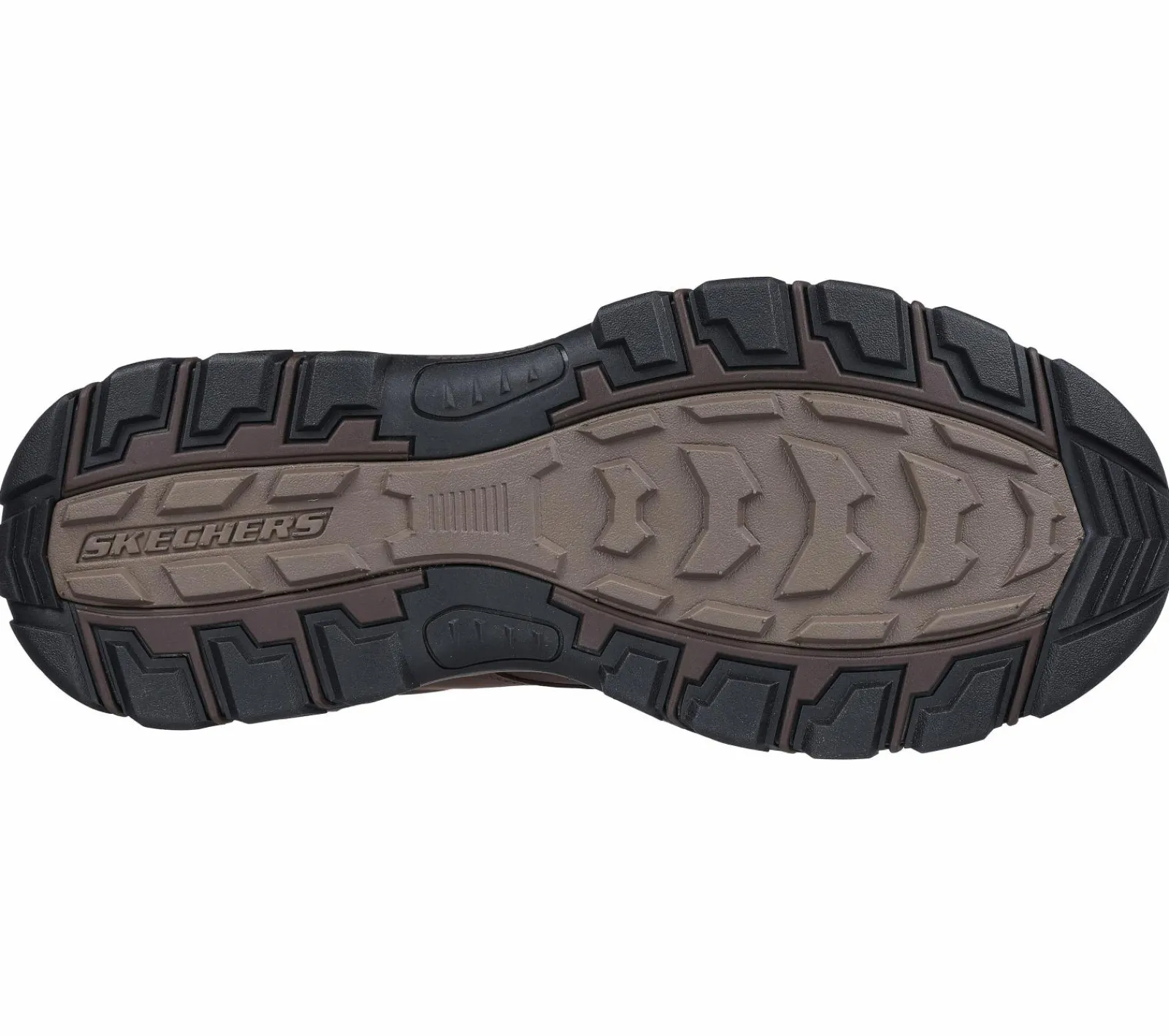 Sapatos Com Atacadores|Sapatilhas Casuais-SKECHERS Relaxed Fit: Knowlson - Leland CASTANHO ESCURO