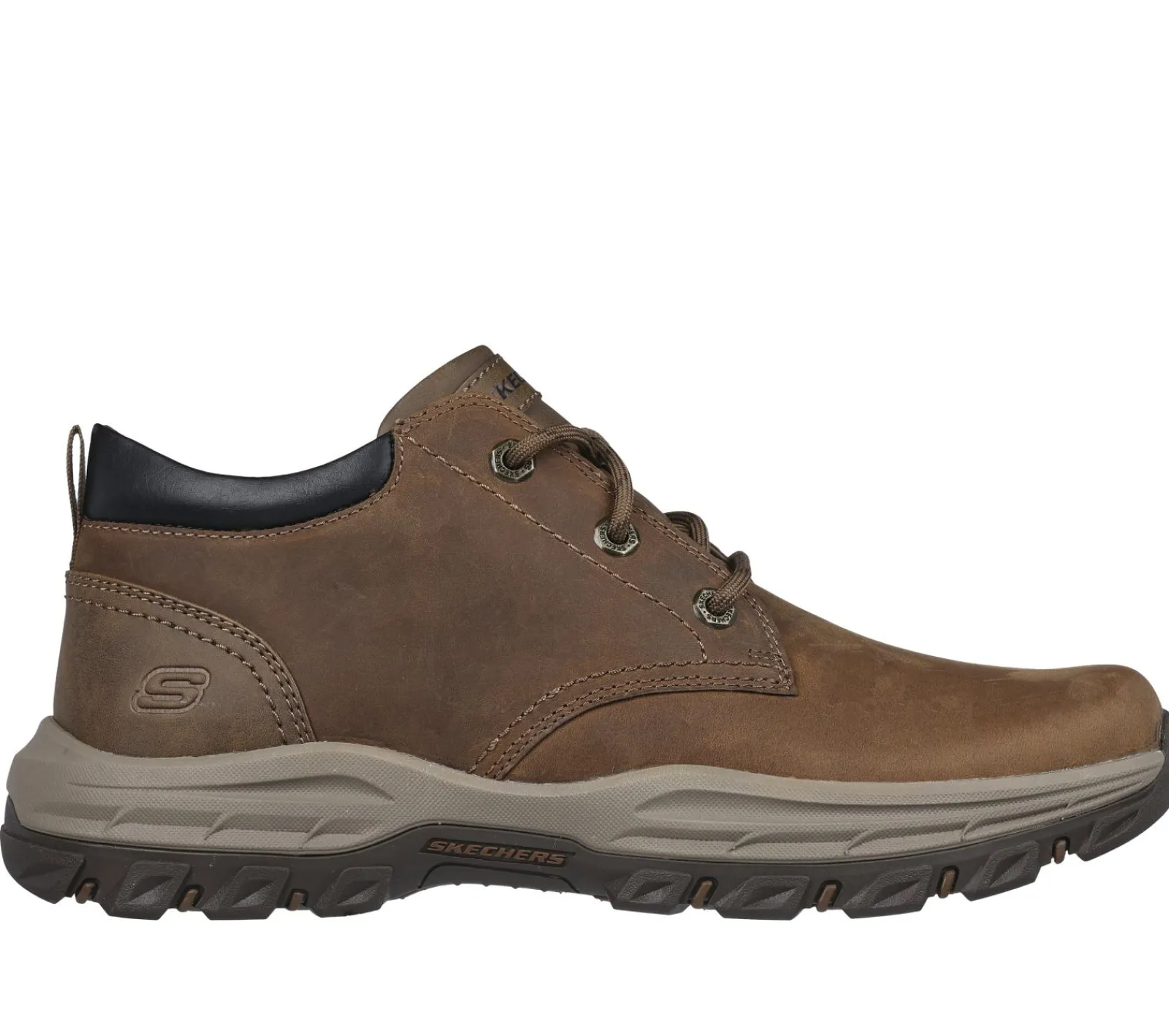 Sapatos Com Atacadores|Botas-SKECHERS Relaxed Fit: Knowlson - Ramhurst CASTANHO DESERTO