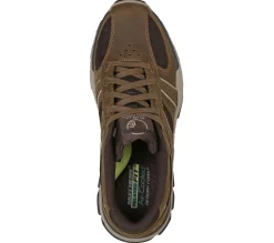 Sapatos Com Atacadores-SKECHERS Relaxed Fit: Respected - Edgemere CASTANHO DESERTO