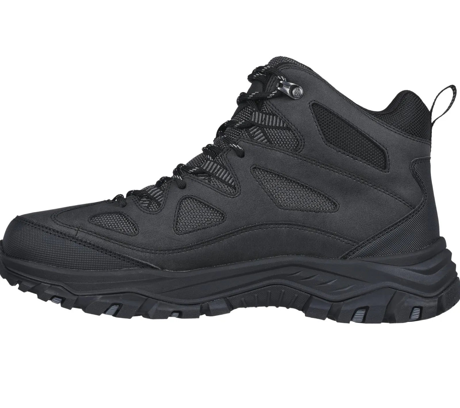 Sapatos Com Atacadores|Botas-SKECHERS Relaxed Fit: Rickter - Bodine PRETO