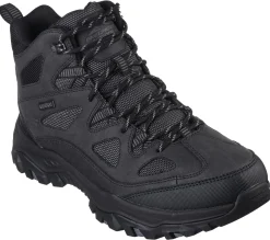 Sapatos Com Atacadores|Botas-SKECHERS Relaxed Fit: Rickter - Bodine PRETO