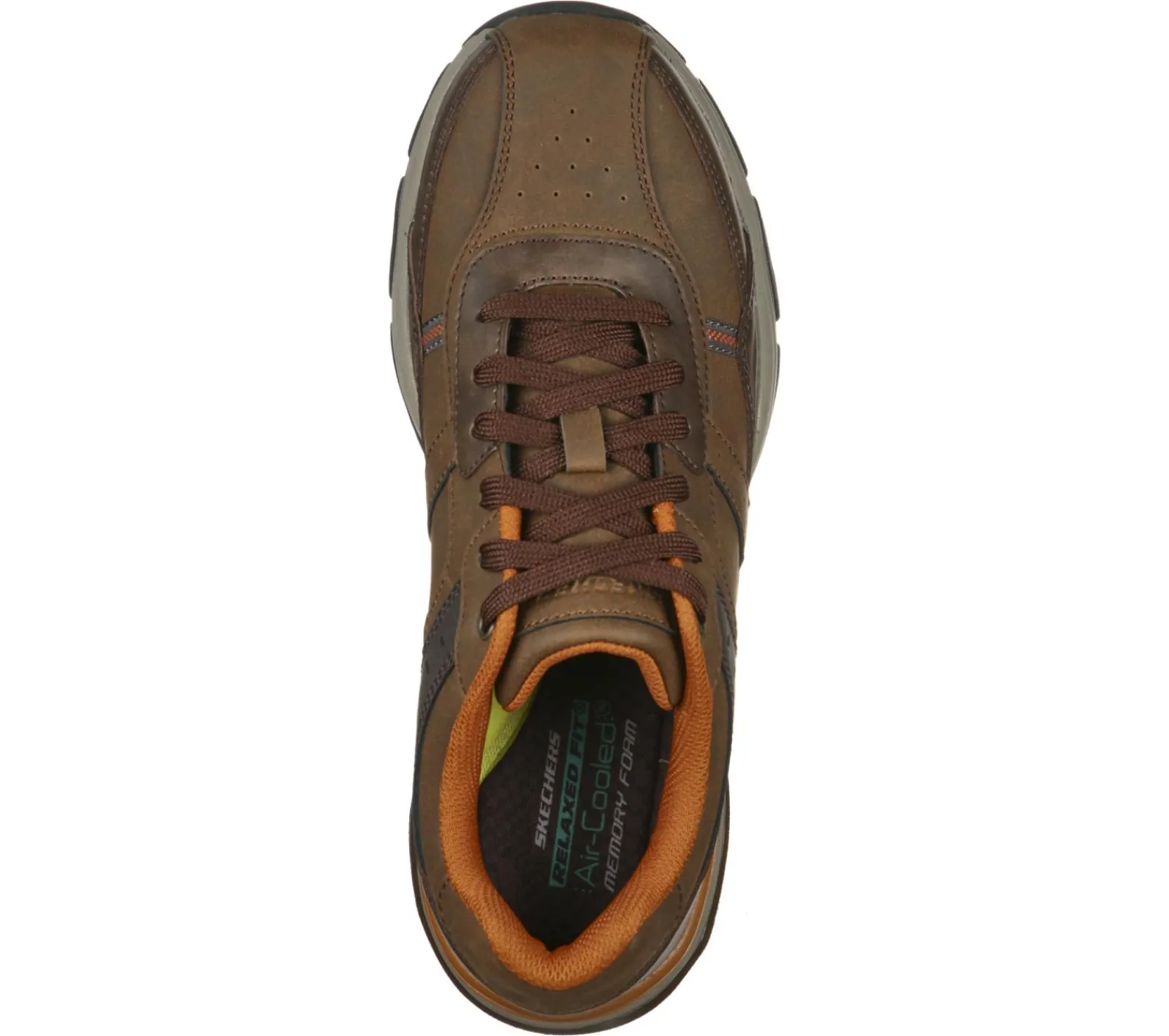 Sapatos Com Atacadores-SKECHERS Relaxed Fit: Romago - Elmen CASTANHO