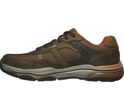 Sapatos Com Atacadores-SKECHERS Relaxed Fit: Romago - Elmen CASTANHO