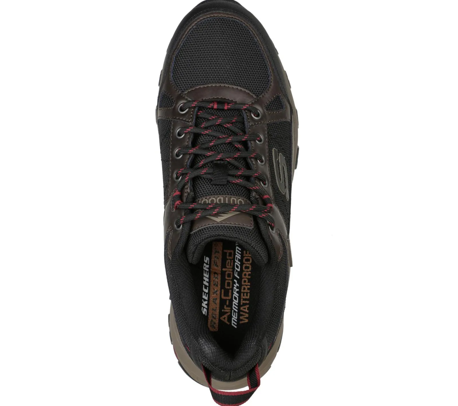 Sapatos Com Atacadores-SKECHERS Relaxed Fit: Selmen - Cormack CHOCOLATE / PRETO