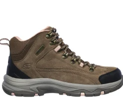 Com Atacadores|Botas-SKECHERS Relaxed Fit: Trego - Alpine Trail CASTANHO / CAMEL