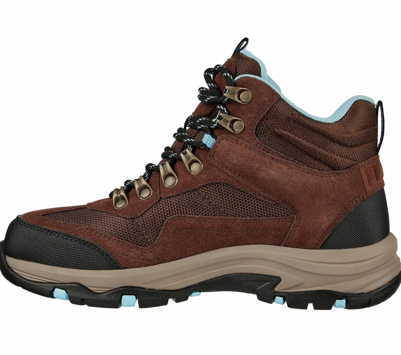 Com Atacadores|Botas-SKECHERS Relaxed Fit: Trego - Base Camp CHOCOLATE