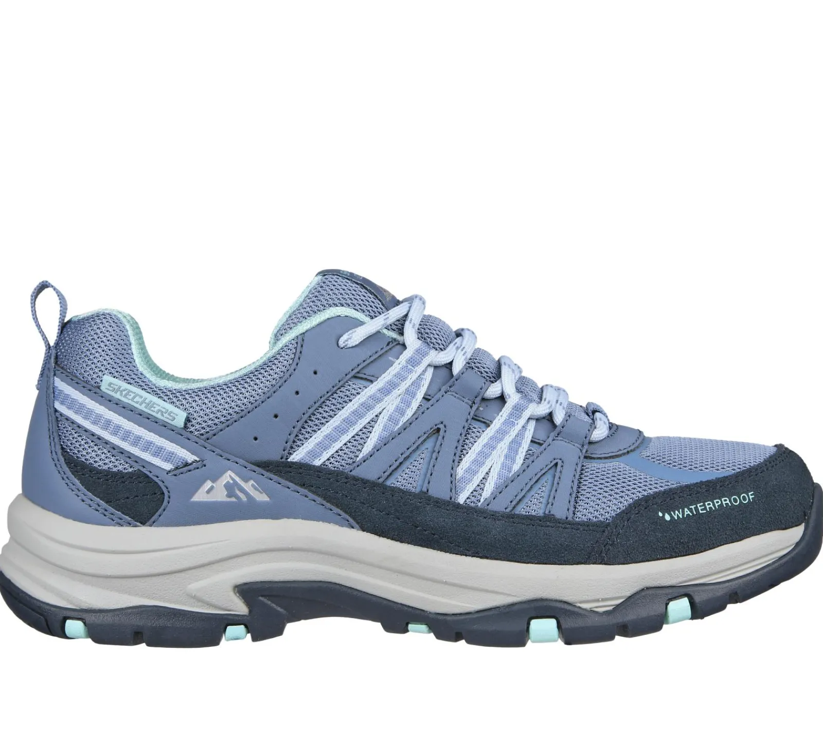 Com Atacadores-SKECHERS Relaxed Fit: Trego - Lookout Point CINZENTO