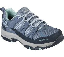 Com Atacadores-SKECHERS Relaxed Fit: Trego - Lookout Point CINZENTO