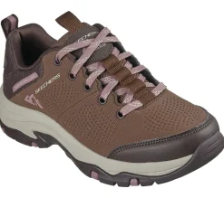 Com Atacadores|Sapatilhas-SKECHERS Relaxed Fit: Trego - Trail Destiny CAMEL / CASTANHO