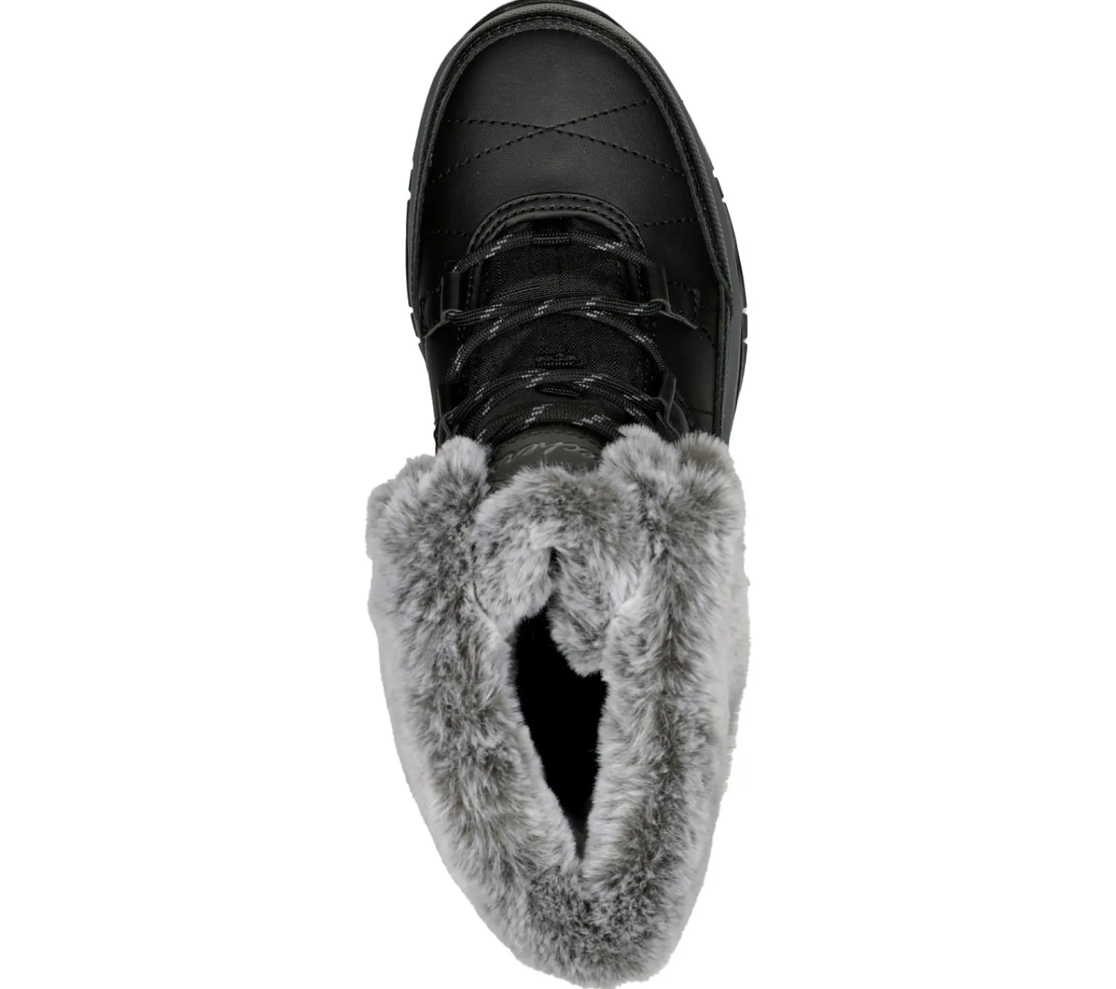 Com Atacadores|Botas-SKECHERS Relaxed Fit: Trego - Winter Feelings PRETO