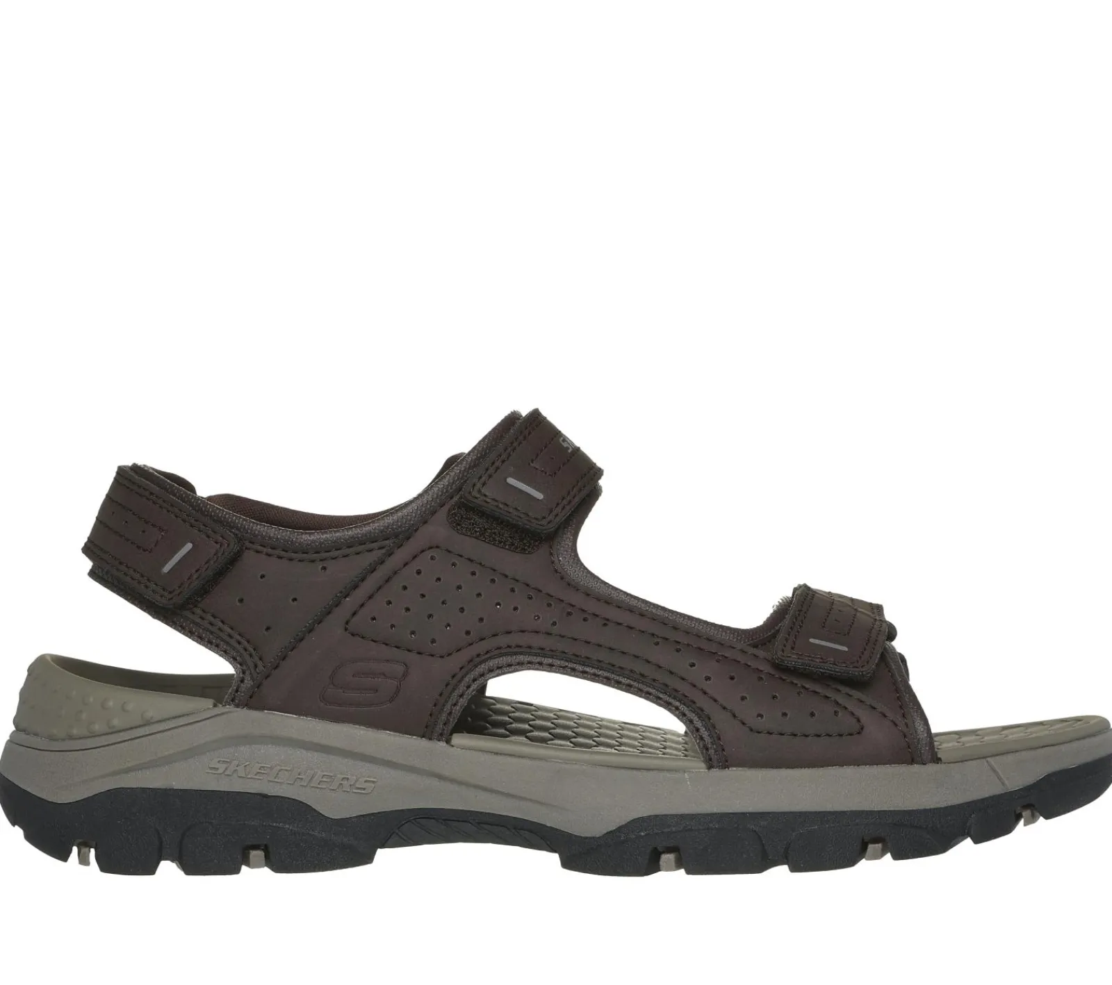 Sandálias-SKECHERS Relaxed Fit: Tresmen - Garo CHOCOLATE