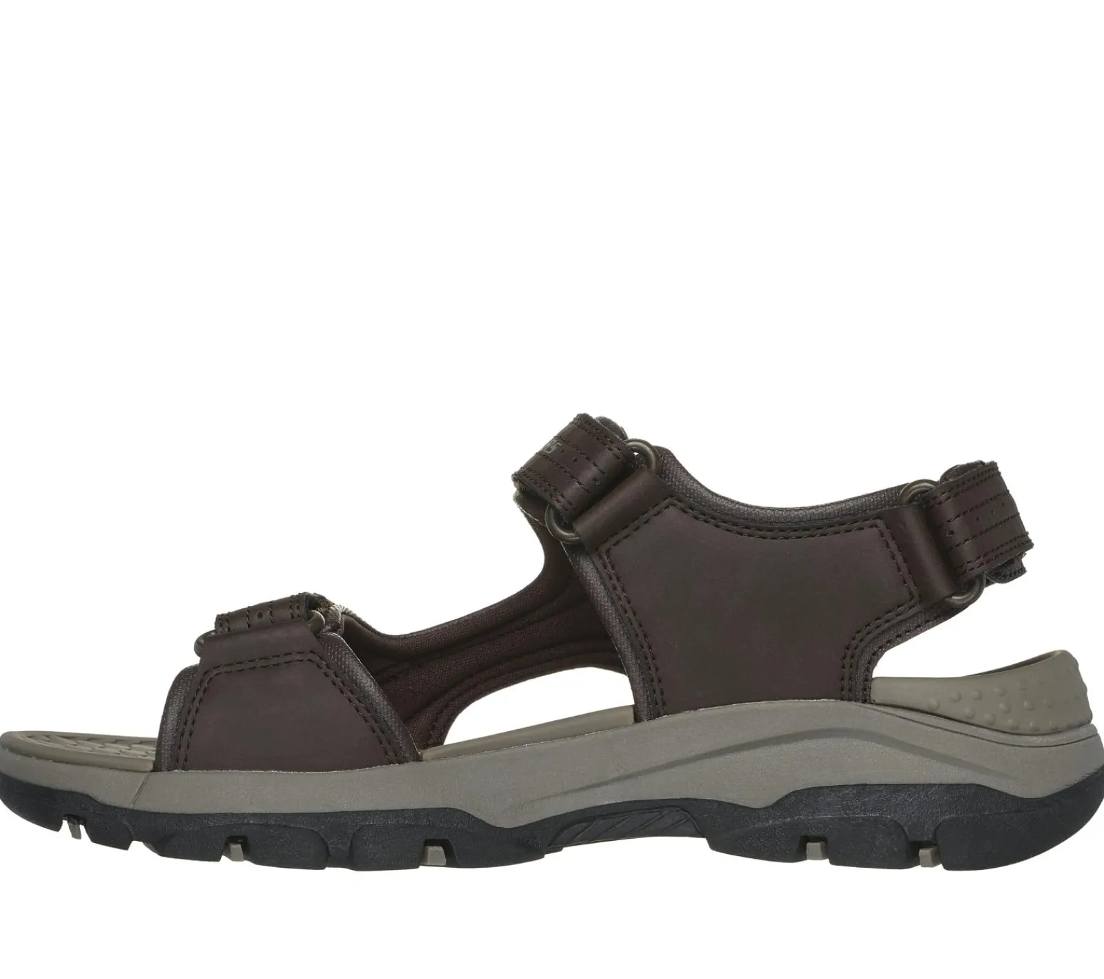 Sandálias-SKECHERS Relaxed Fit: Tresmen - Garo CHOCOLATE
