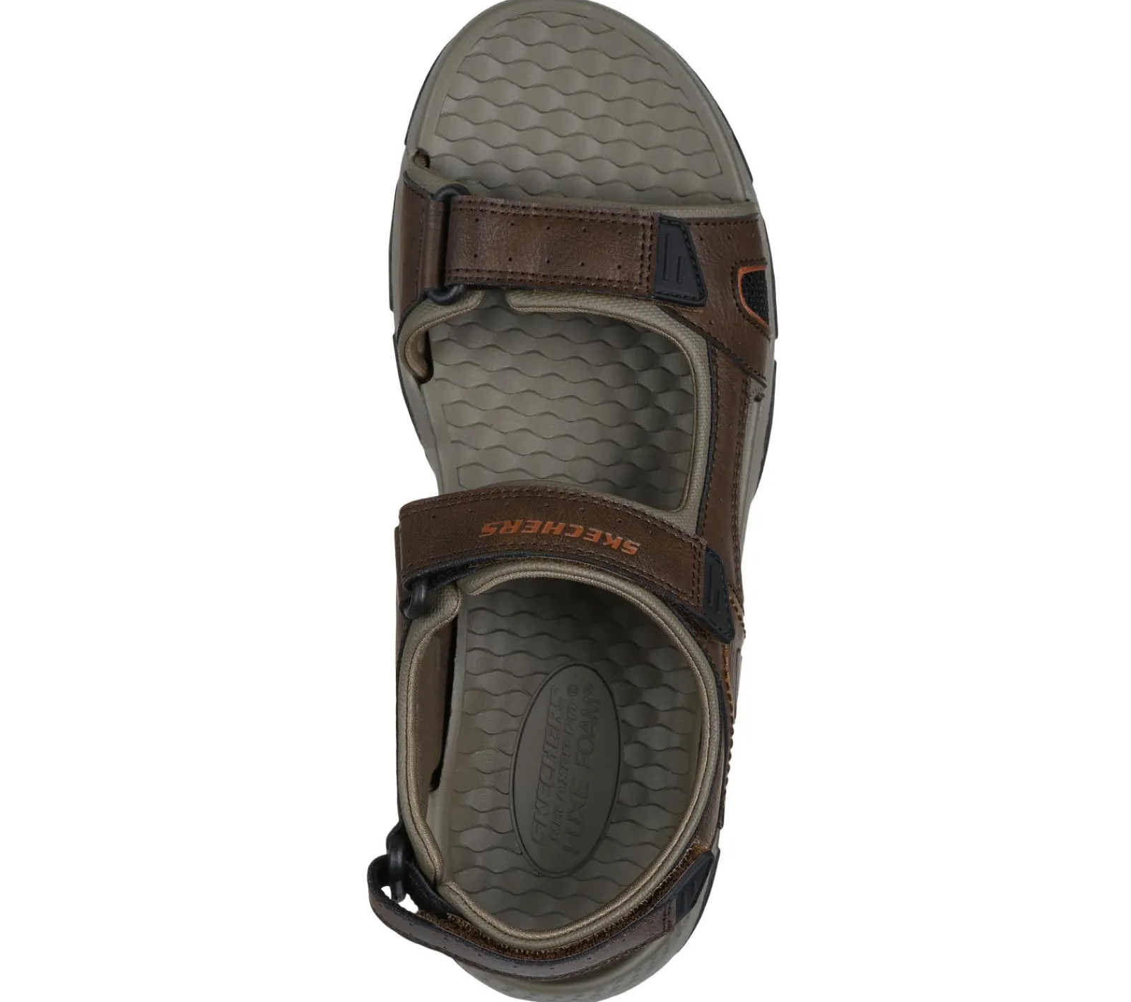 Sandálias-SKECHERS Relaxed Fit: Tresmen - Hirano CASTANHO
