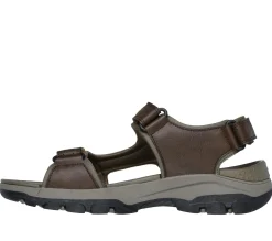 Sandálias-SKECHERS Relaxed Fit: Tresmen - Hirano CASTANHO