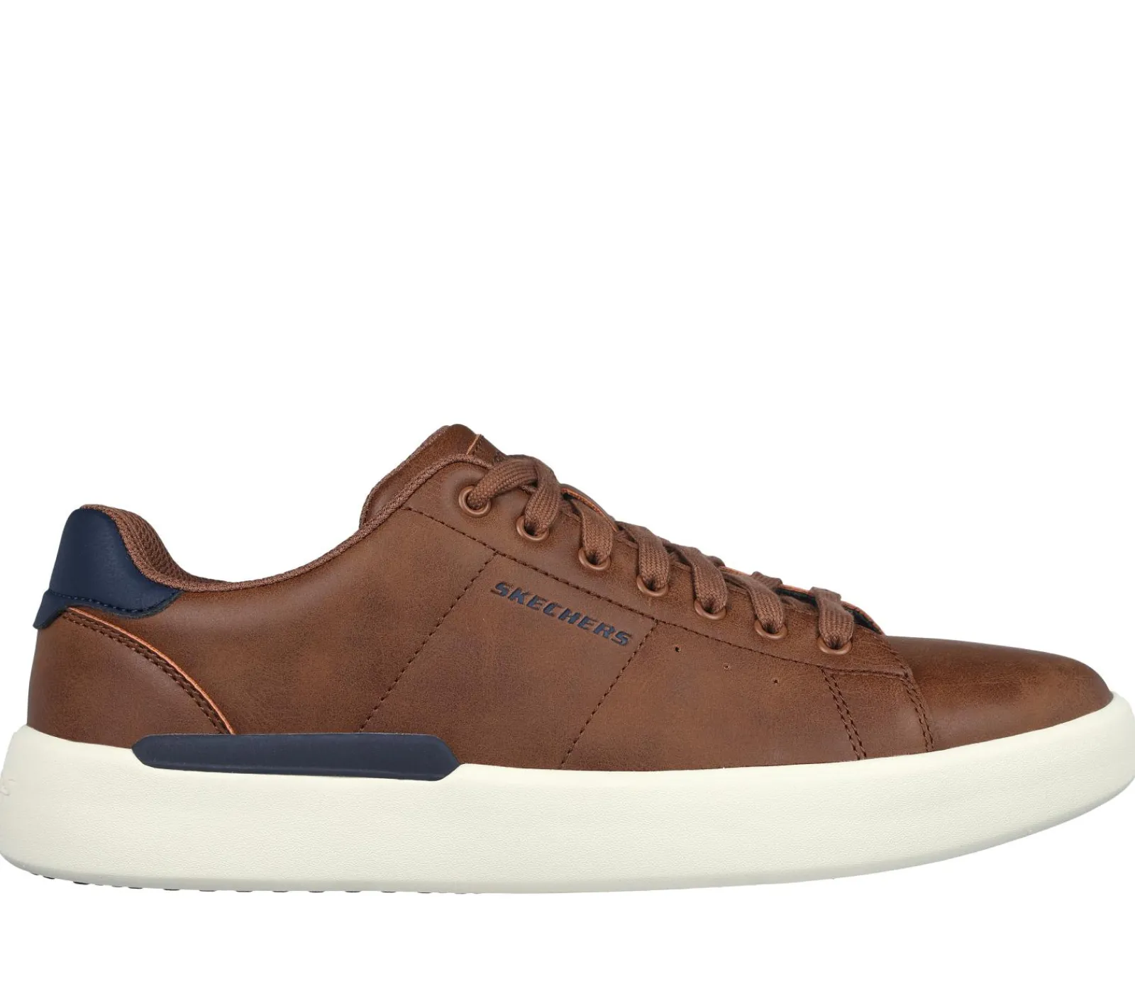 Sapatos Com Atacadores|Sapatilhas Casuais-SKECHERS Relaxed Fit: Verloma - Bening CASTANHO