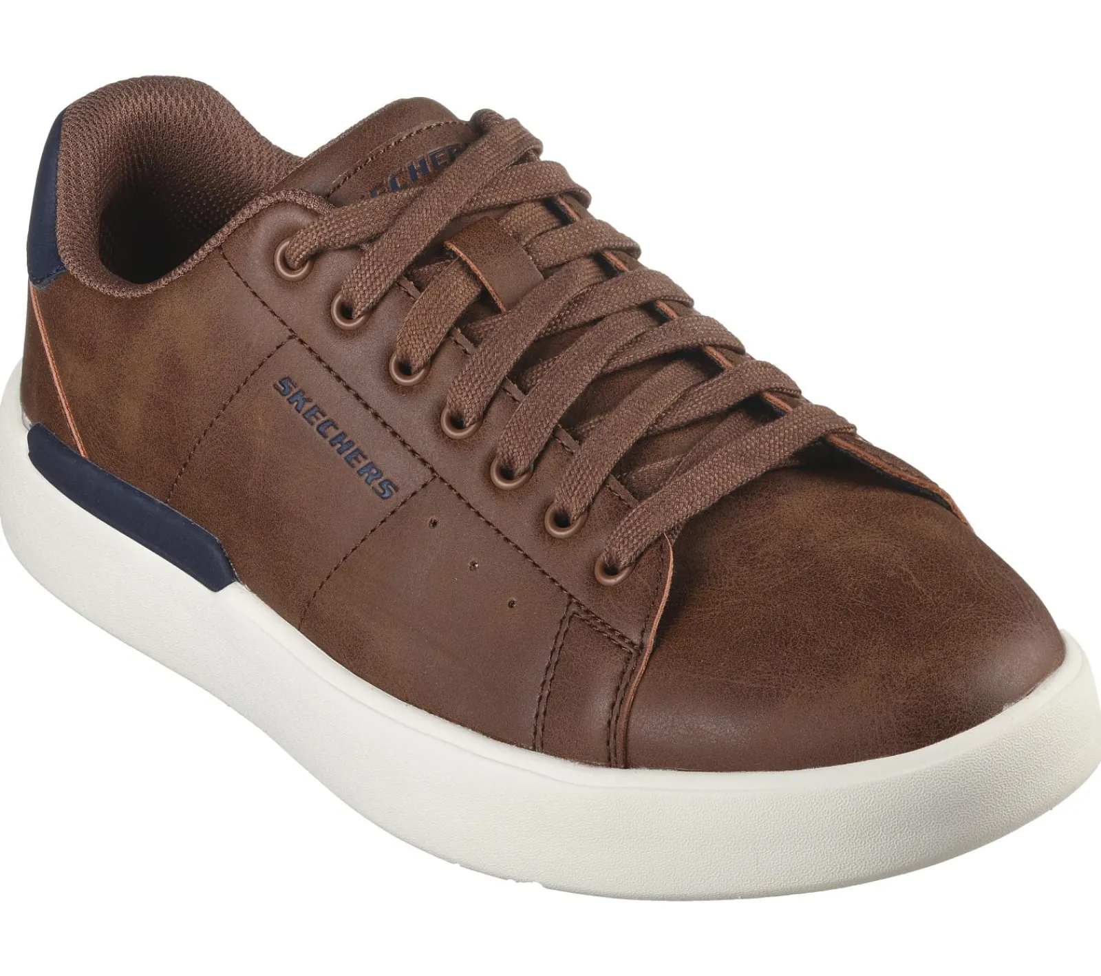 Sapatos Com Atacadores|Sapatilhas Casuais-SKECHERS Relaxed Fit: Verloma - Bening CASTANHO