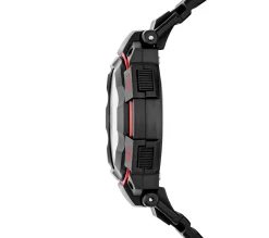 Relógios|Acessórios-SKECHERS Ruhland Watch PRETO / VERMELHO