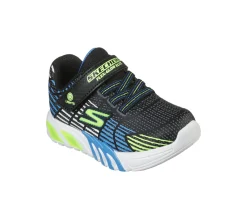 Luzes-SKECHERS S Lights: Flex-Glow Elite PRETO / LIMA