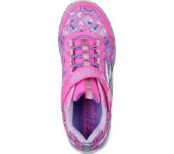 Sapatilhas-SKECHERS S Lights: Heart Lights ROSA NEON / MULTICOR