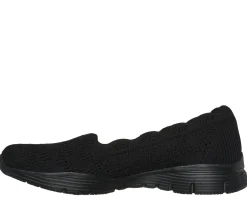 Sapatos Rasos|Calçado Sem Atacadores-SKECHERS Seager - Higherself PRETO
