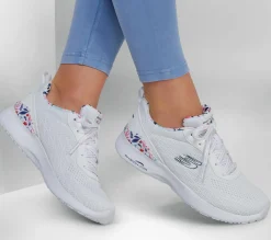 Com Atacadores|Sapatilhas Casuais-SKECHERS Skech-Air Dynamight - Laid Out BRANCO / MULTICOR