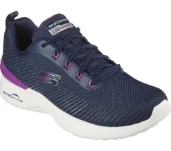 Com Atacadores|Sapatilhas-SKECHERS Skech-Air Dynamight - Luminosity NAVY / ROXO