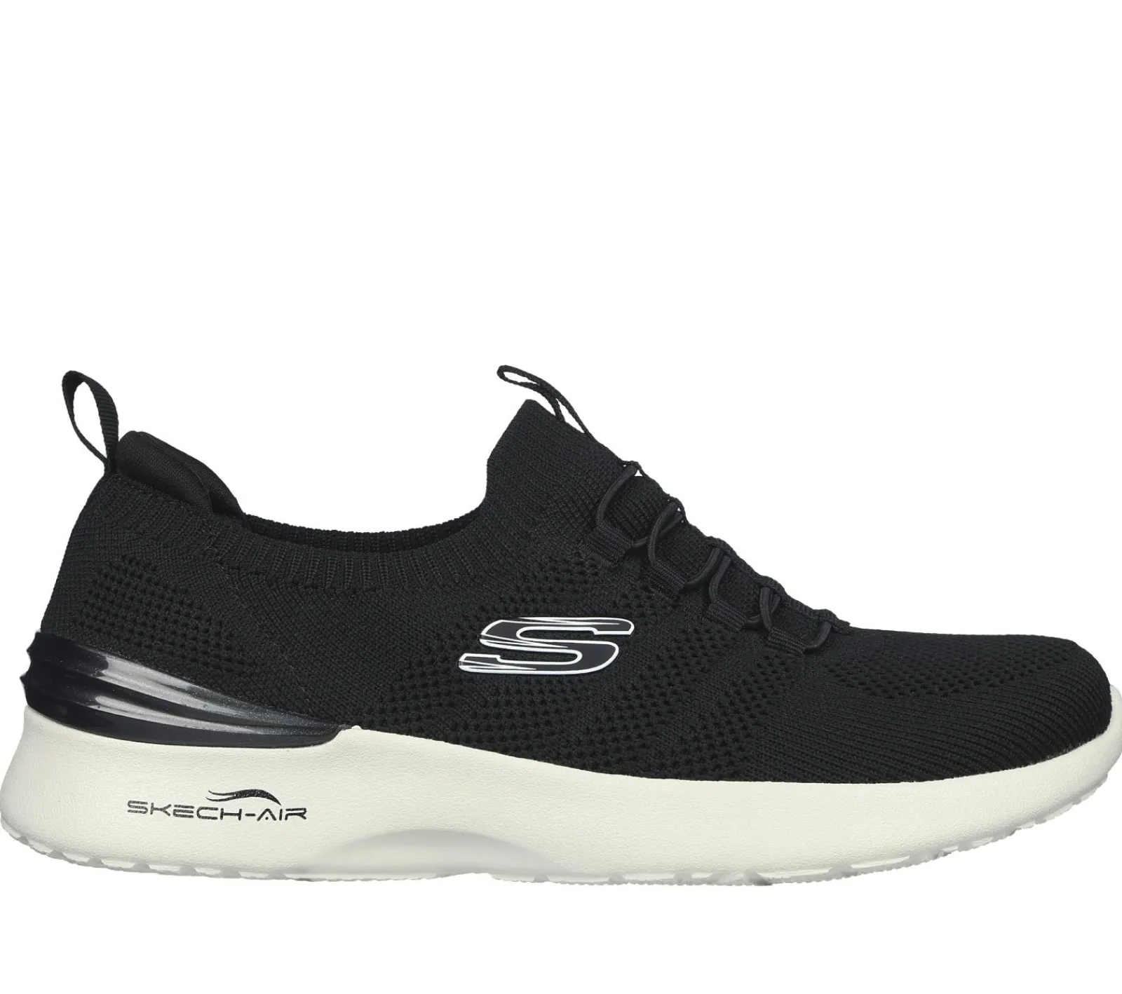 Calçado Sem Atacadores|Sapatilhas-SKECHERS Skech-Air Dynamight - Perfect Steps PRETO / BRANCO
