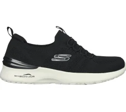 Calçado Sem Atacadores|Sapatilhas-SKECHERS Skech-Air Dynamight - Perfect Steps PRETO / BRANCO