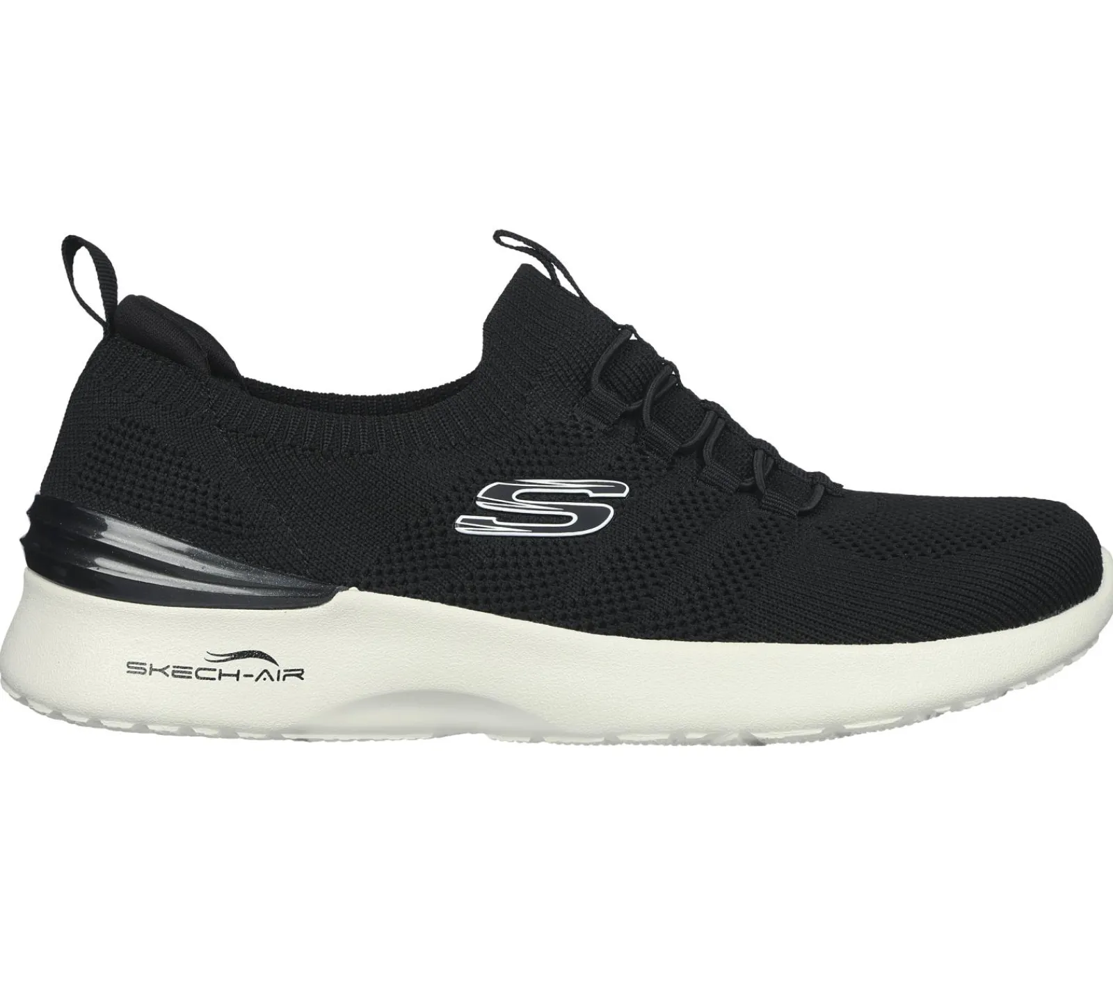 Calçado Sem Atacadores|Sapatilhas-SKECHERS Skech-Air Dynamight - Perfect Steps PRETO / BRANCO