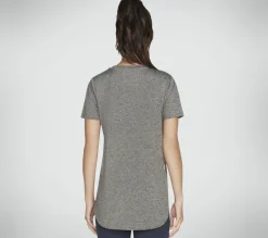 Partes De Cima|Partes De Cima-SKECHERS Apparel Diamond Blissful Tunic PRETO