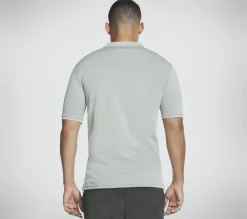 Partes De Cima|Partes De Cima-SKECHERS Apparel Off Duty Polo Shirt CINZENTO CLARO / VERDE