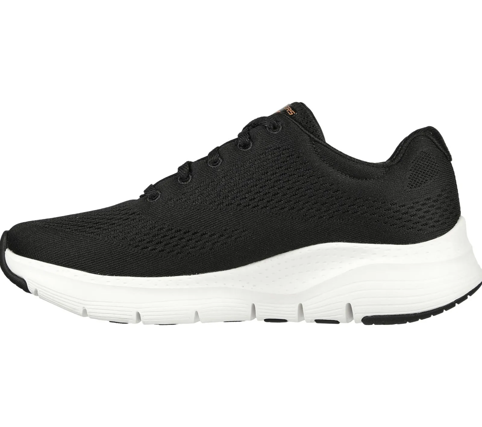 Com Atacadores|Sapatilhas-SKECHERS Arch Fit - Big Appeal PRETO / DOURADO ROSA