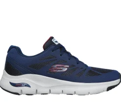 Sapatilhas-SKECHERS Arch Fit - Charge Back NAVY / VERMELHO